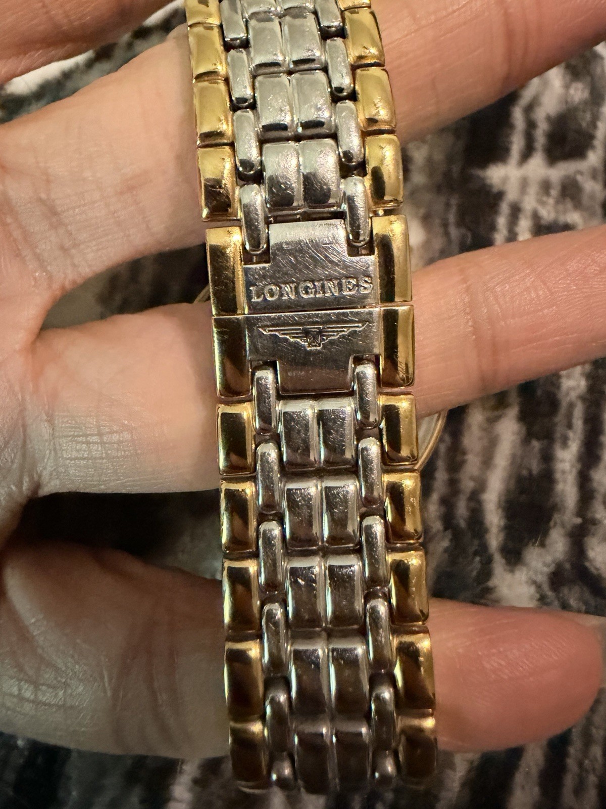 Longines Two-Tone Quartz Date face 33mm wristband 19cm