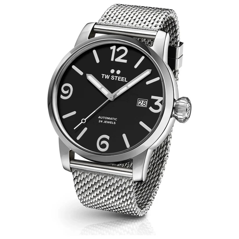 TW STEEL MB16 Maverick 45mm Automatic Men’s Watch 48mm Stainless Steel – NEW