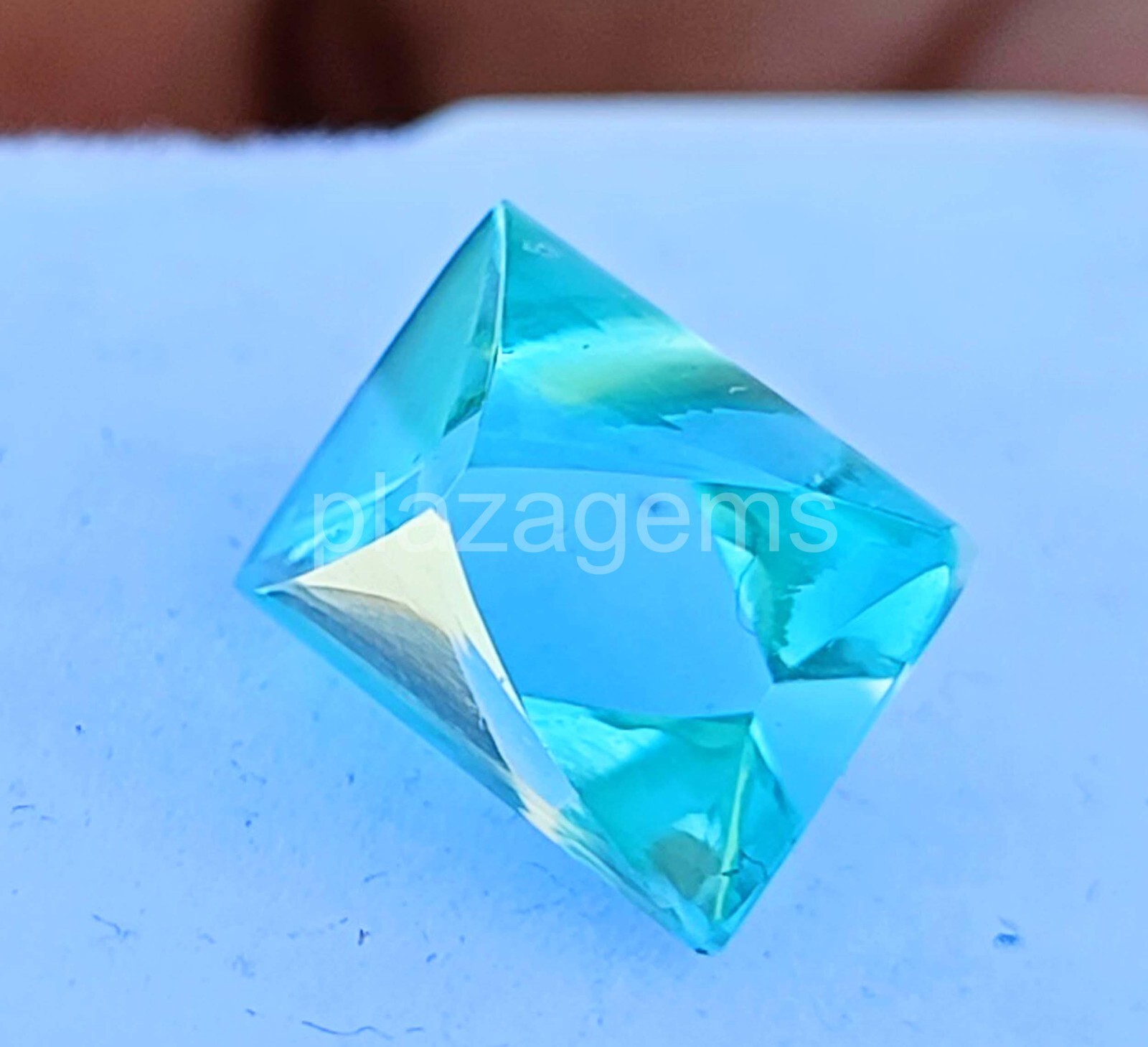 Lab Grown 4.10 CT Certified Greenish Diamond Raw Colorless CVD Loose 5JRL