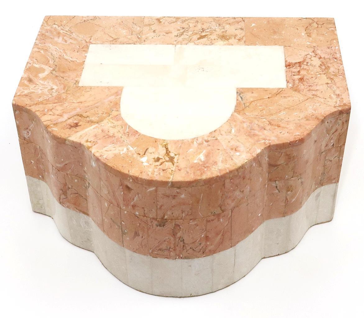 Friends & Co. Philippines Tessellated Marble Casket Jewelry Box, 5 3/8 x 6 1/4″