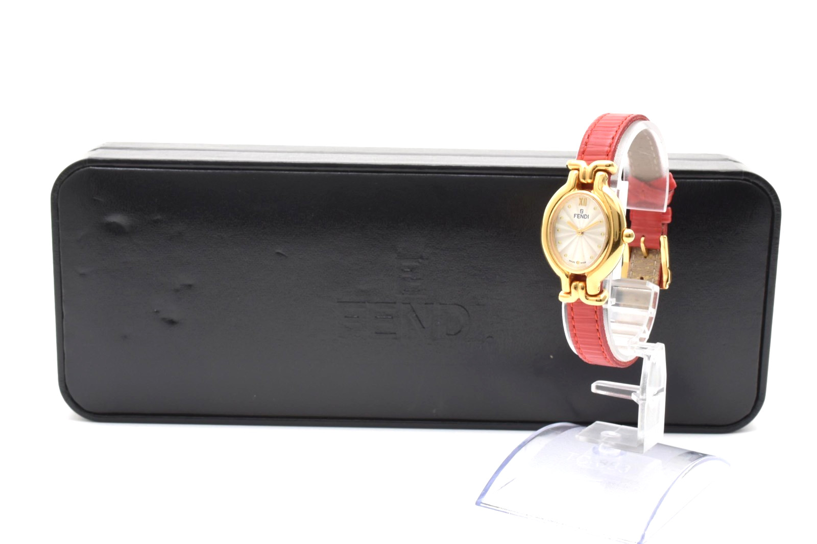 Fendi 640L Chameleon Change Belts 6 Colors Quartz Womens Watch NEAR MINT w/ Box