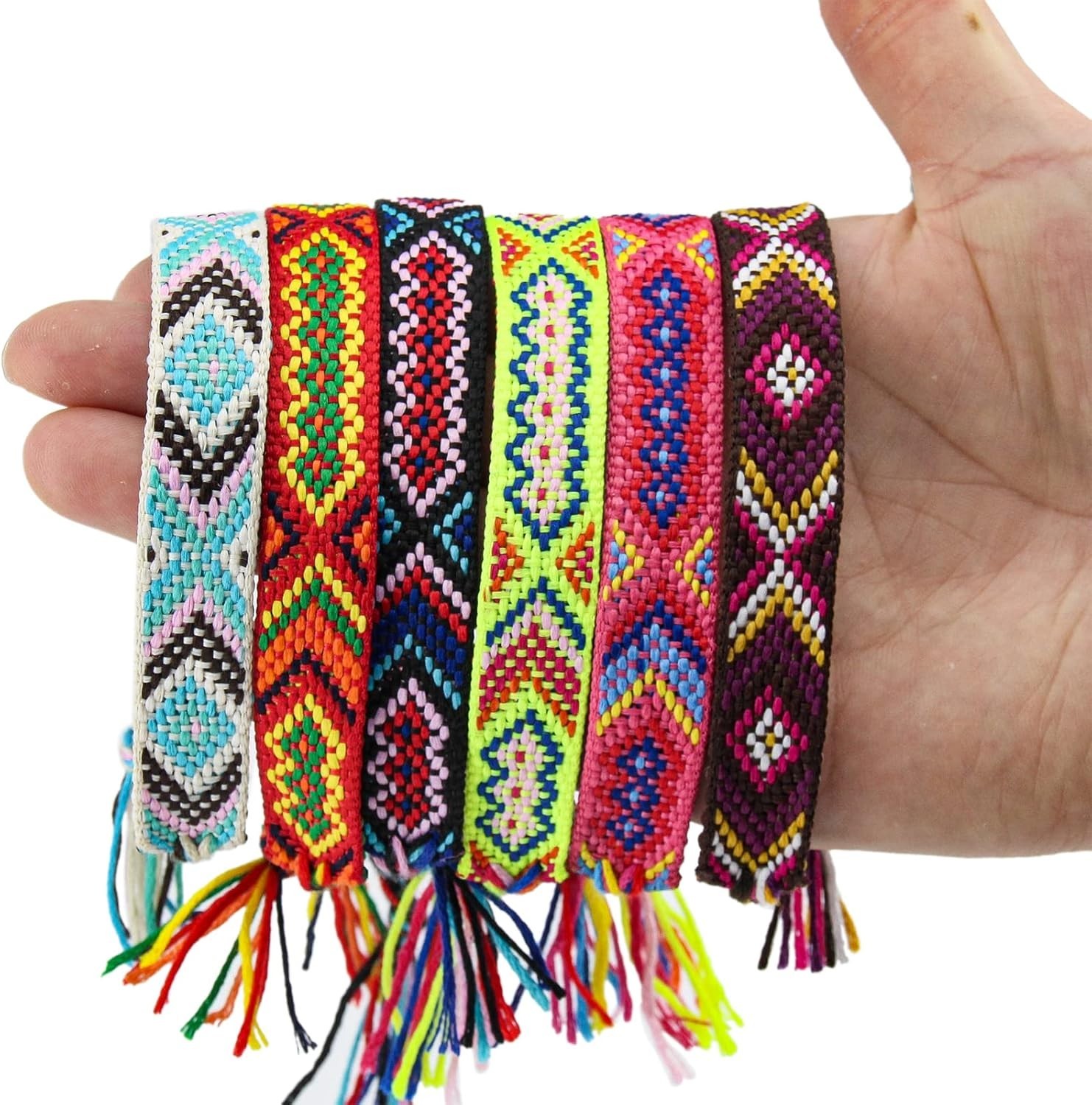 Adjustable Sliding Knot Friendship Bracelets – 12 Vibrant Styles for All Ages