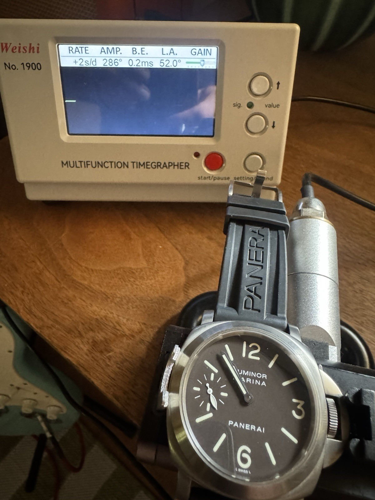 Panerai Luminor – PAM00061 – Titanium With Tobacco Dial From 2001