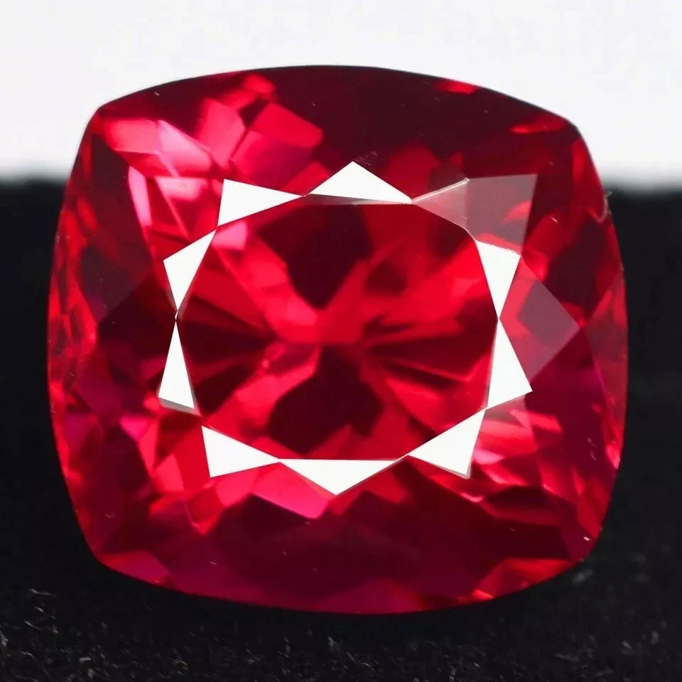 UNHEATED RARE Certified Natural 10.40 Ct Mogok Pigeon Red Ruby Loose Gemstones