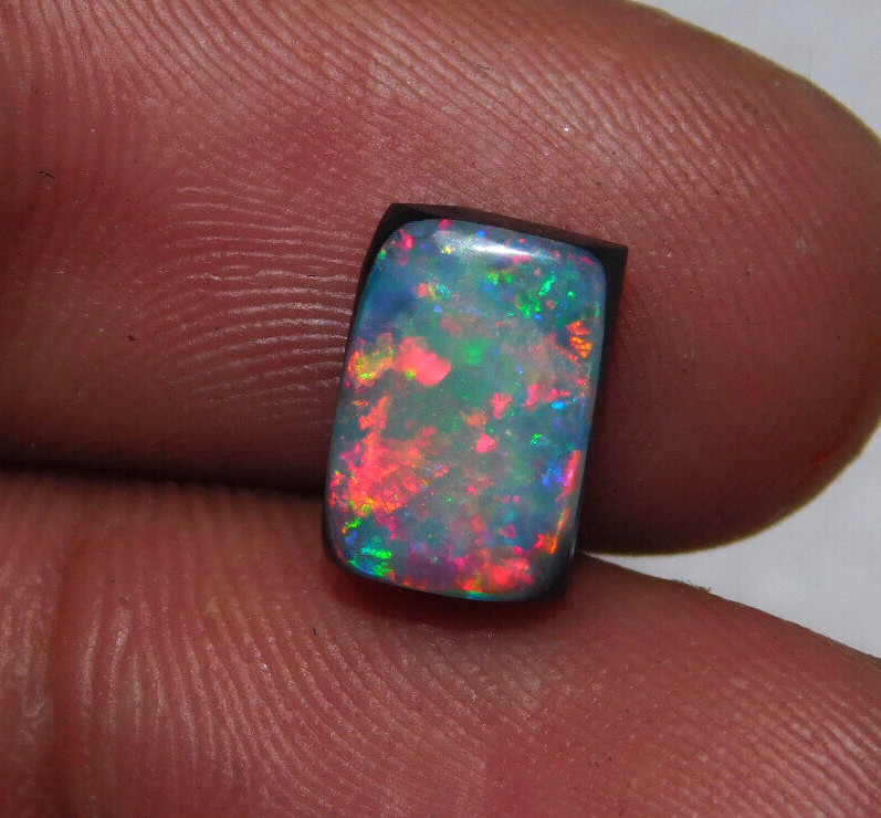 9.45 CT Doublet Australian Fire Opal Natural Gemstone Cabochon AA+ Quallity