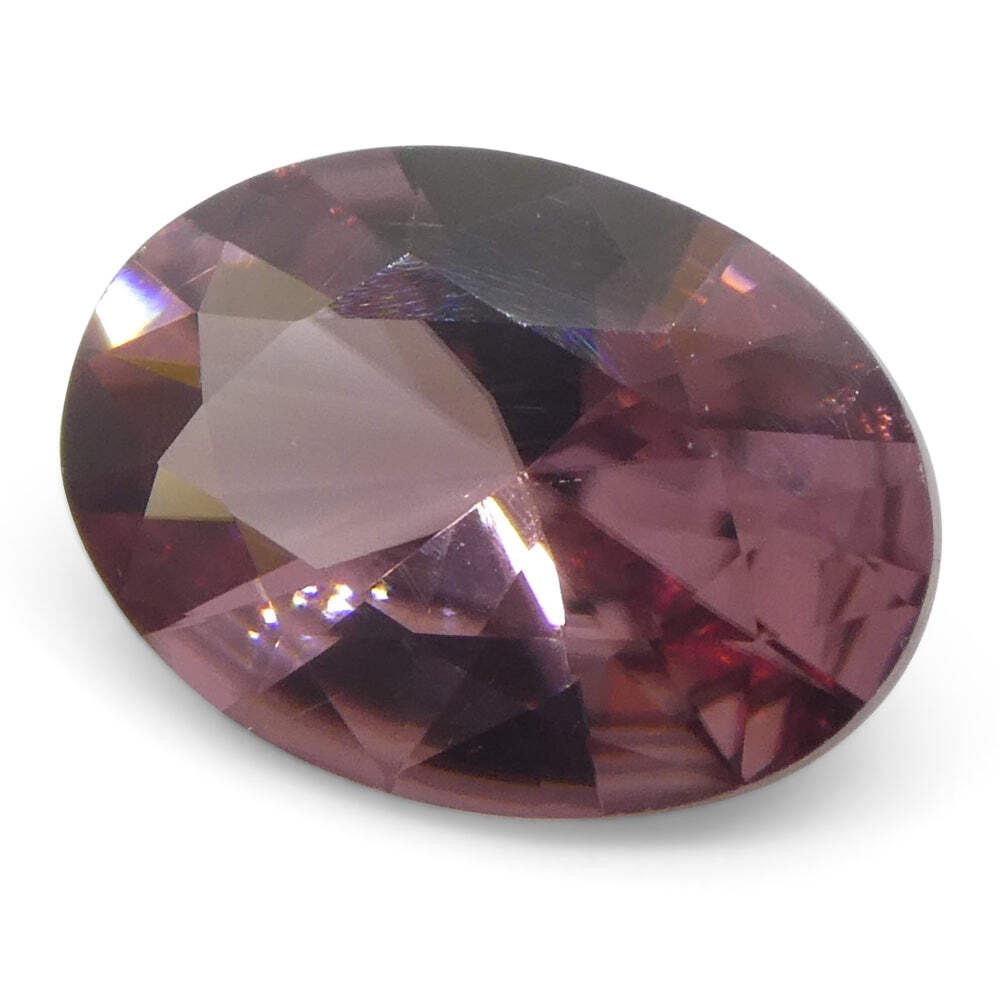 0.95ct Natural Earth Mined Oval Master Brilliant Cut Pink Zircon from Sri Lanka