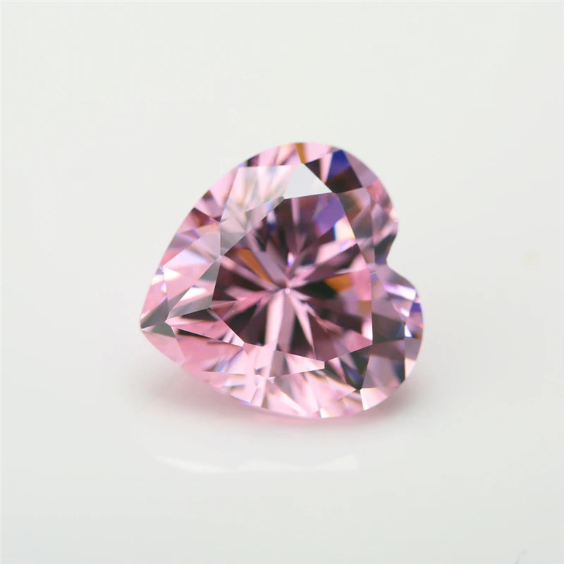 3x3mm~10x10mm Heart Shape Loose Cubic Zirconia Stone 5A CZ Gemstones for Jewelry