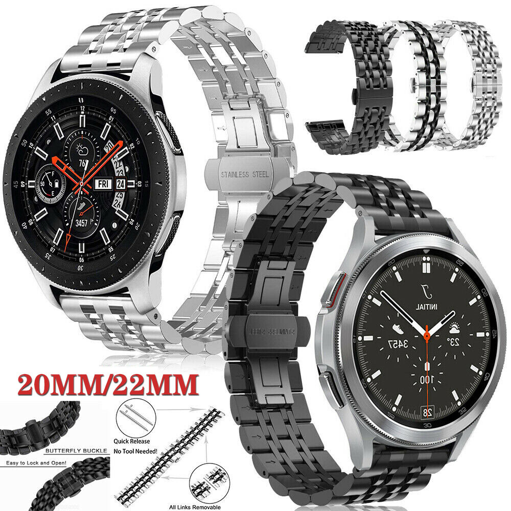 Metal Strap For Fossil Gen 6 5 5E 44mm/Gen 5 LTE 45mm/Gen 5 Carlyle Watch Band
