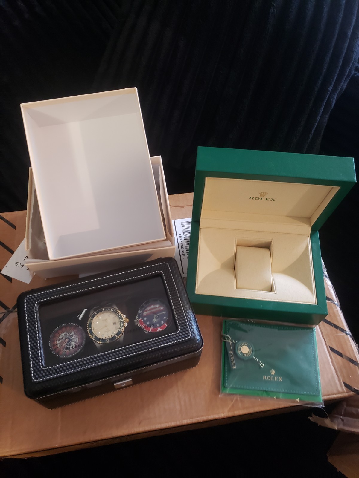 Rolex Box And Watch/box Collection, Resonable Offers Welcome!