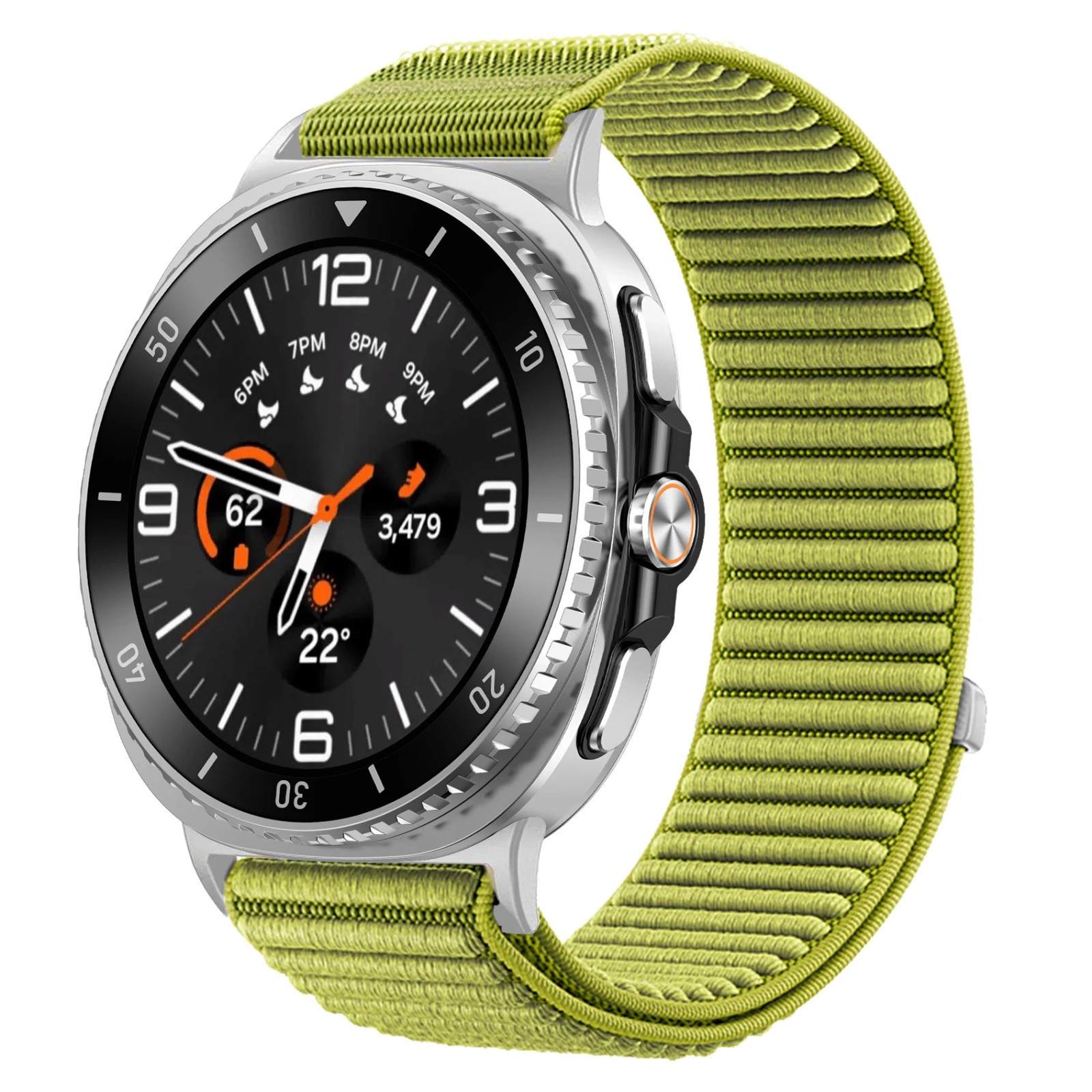 Nylon Watch Band Strap for Samsung Galaxy Watch 8 / 8 Classic 40mm 44mm 46mm