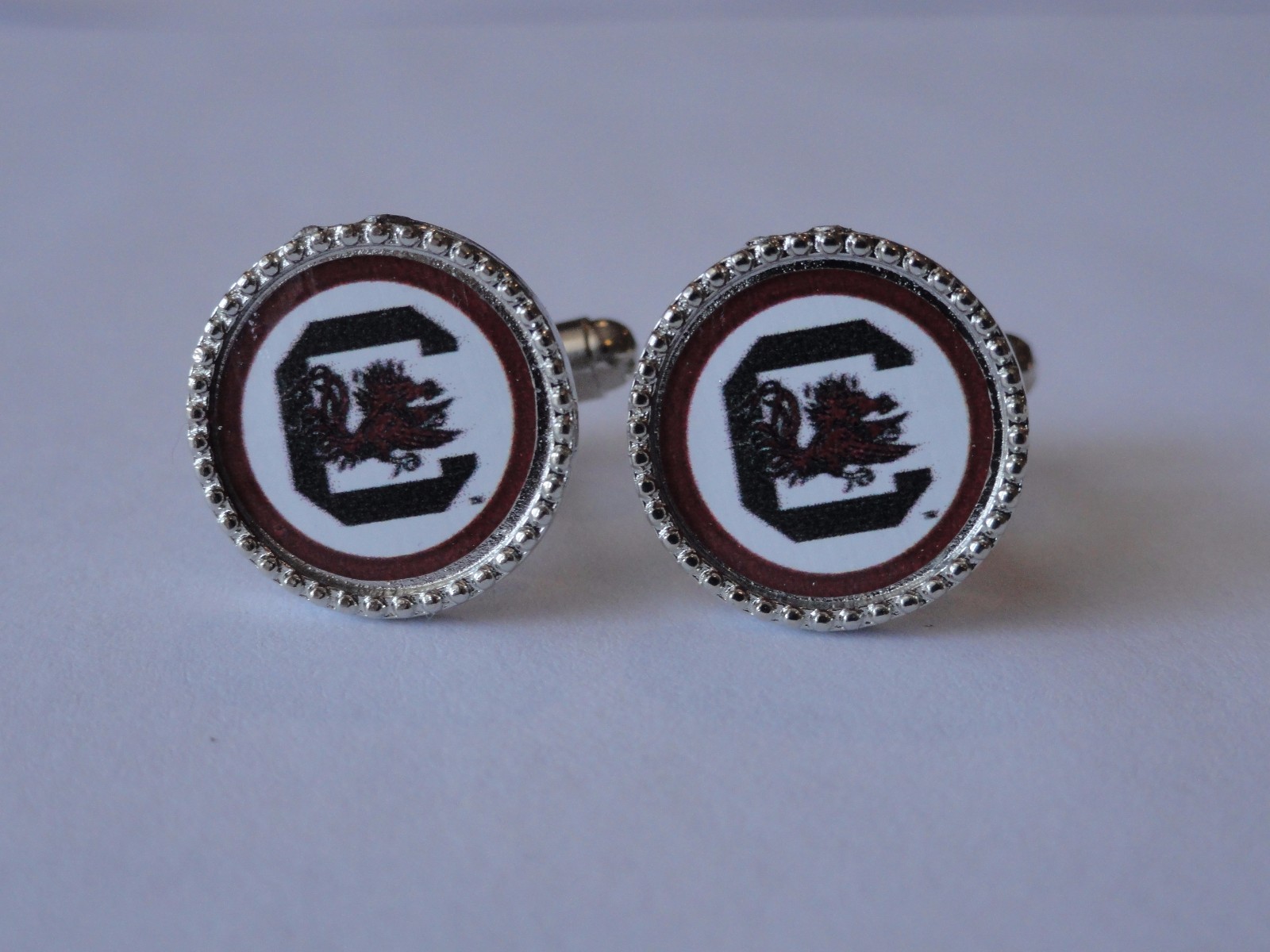 University of South Carolina Cufflinks NCAA USC Gamecocks–Custom College