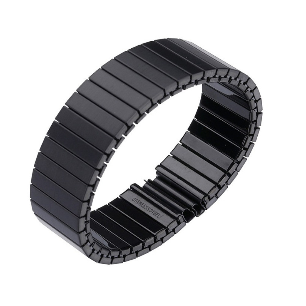 One-Piece Stainless steel Expander stretch metal watch Strap band16/18/20/22mm