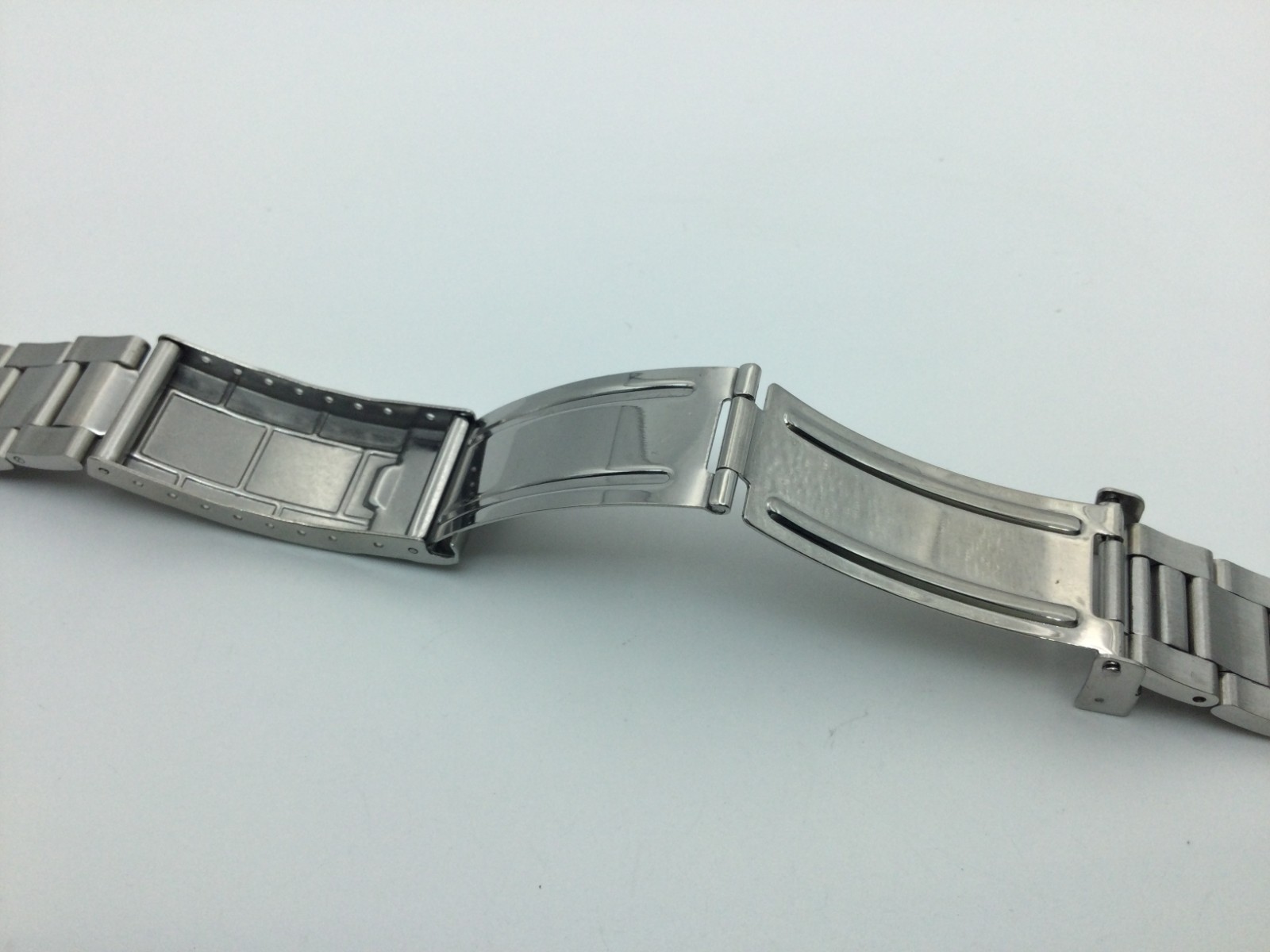 20MM OYSTER WATCH BAND FOR ROLEX SUBMARINER S/STEEL FLIP LOCK HOLLOW END LINKS