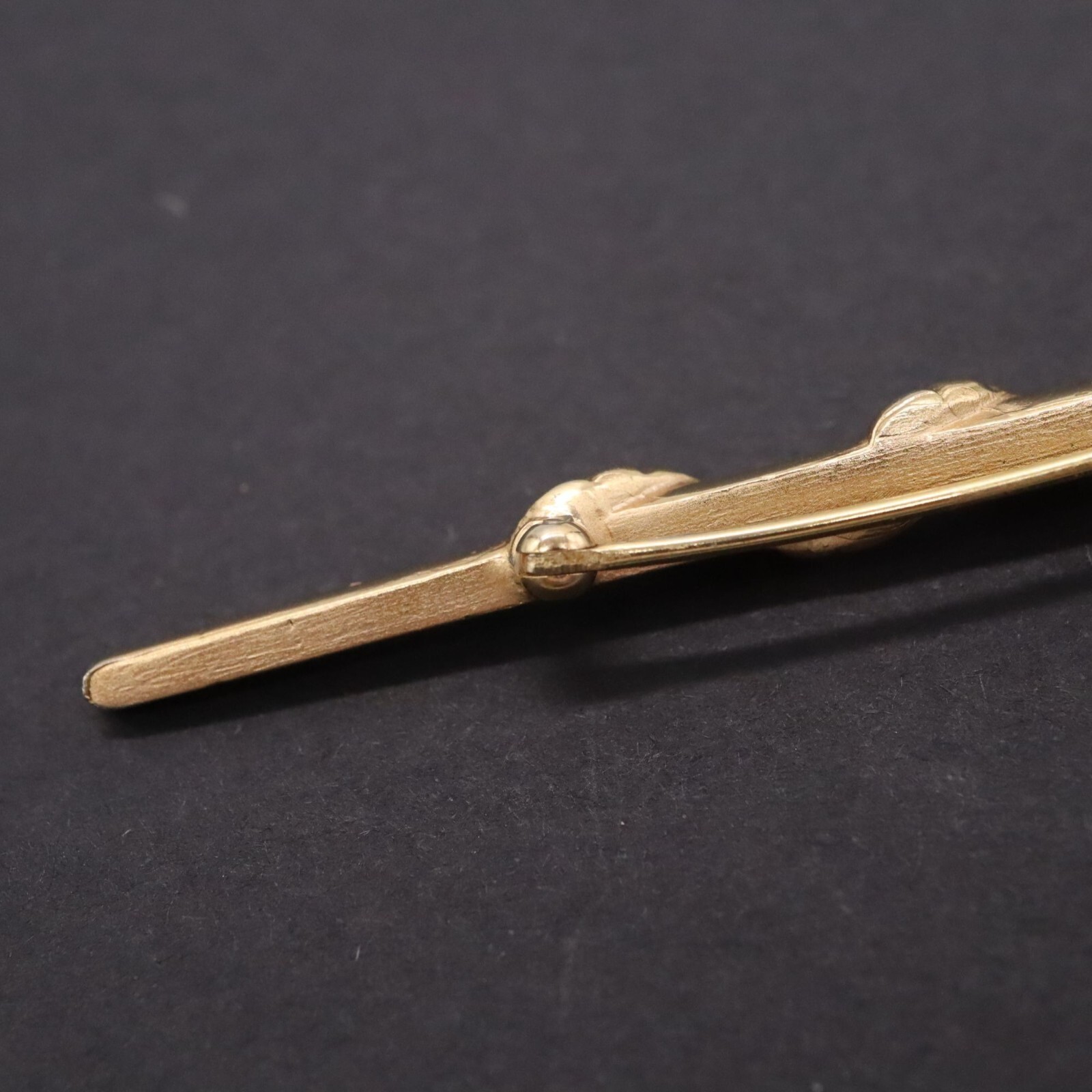 Vtg Crown Trifari Drum Major Majorette Pin Baton Scepter Marching Band AS IS