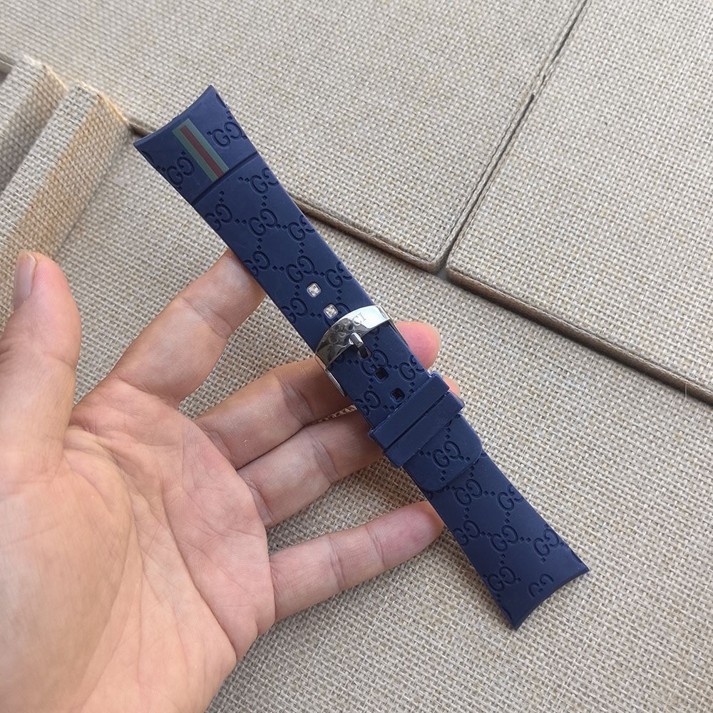 26MM Quality Silicone Rubber Watch Band Straps For I-Gucci YA114207 YA114229/209