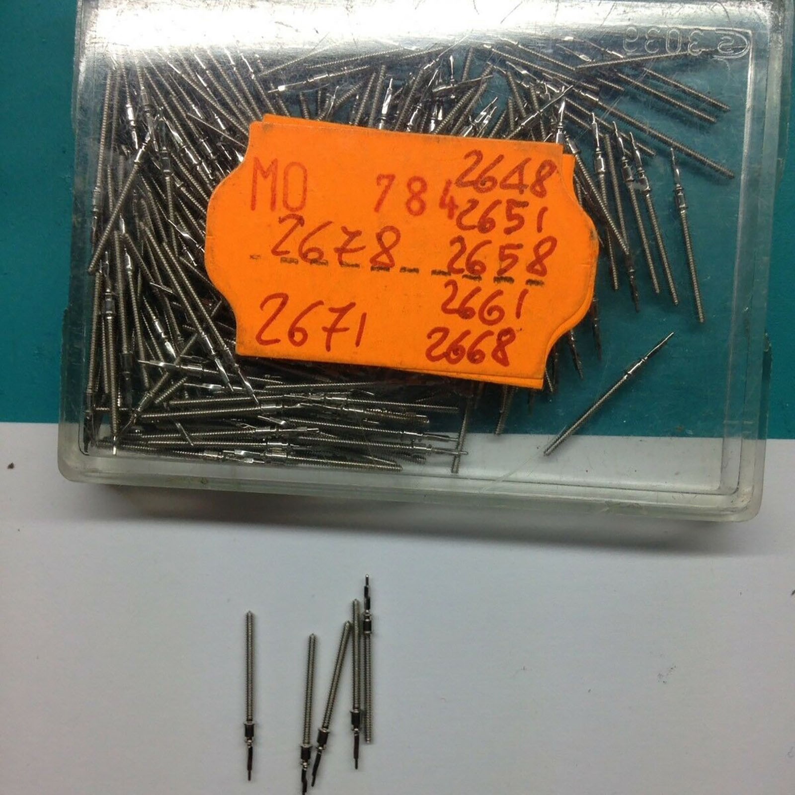 5Pack Watch Winding Stem Rod 0.9mm For ETA 2671 Movement