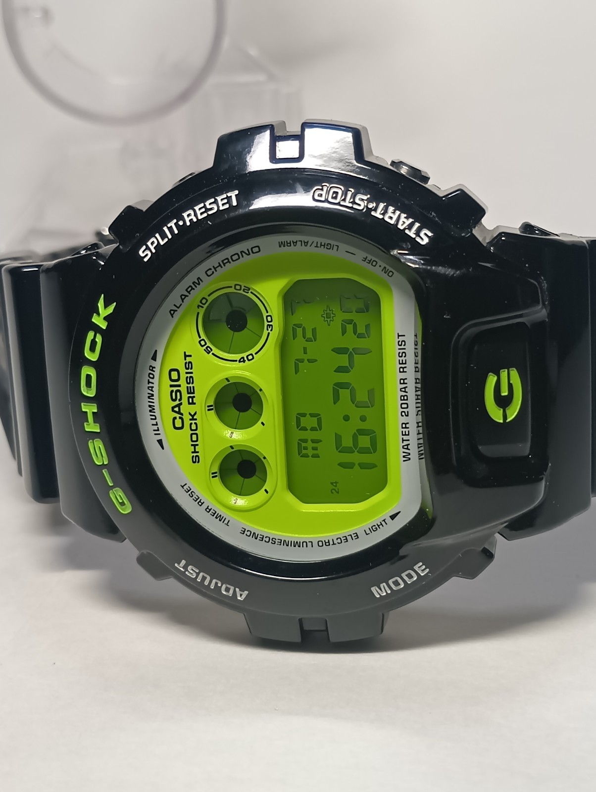 Casio G-SHOCK DW-6900CS-1JF Crazy Colors Black Digital Resin Watch Japan