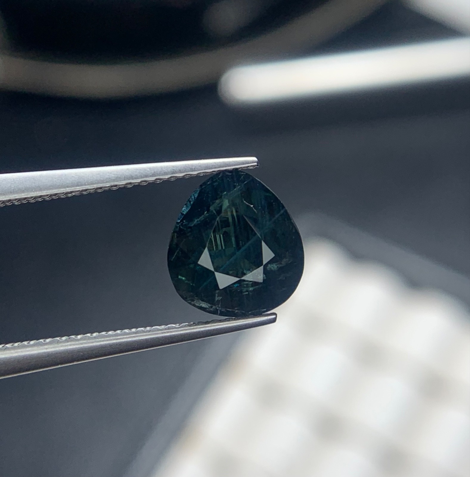 Natural Teal Sapphire Gemstone, 2.43 Crt From Madagascar