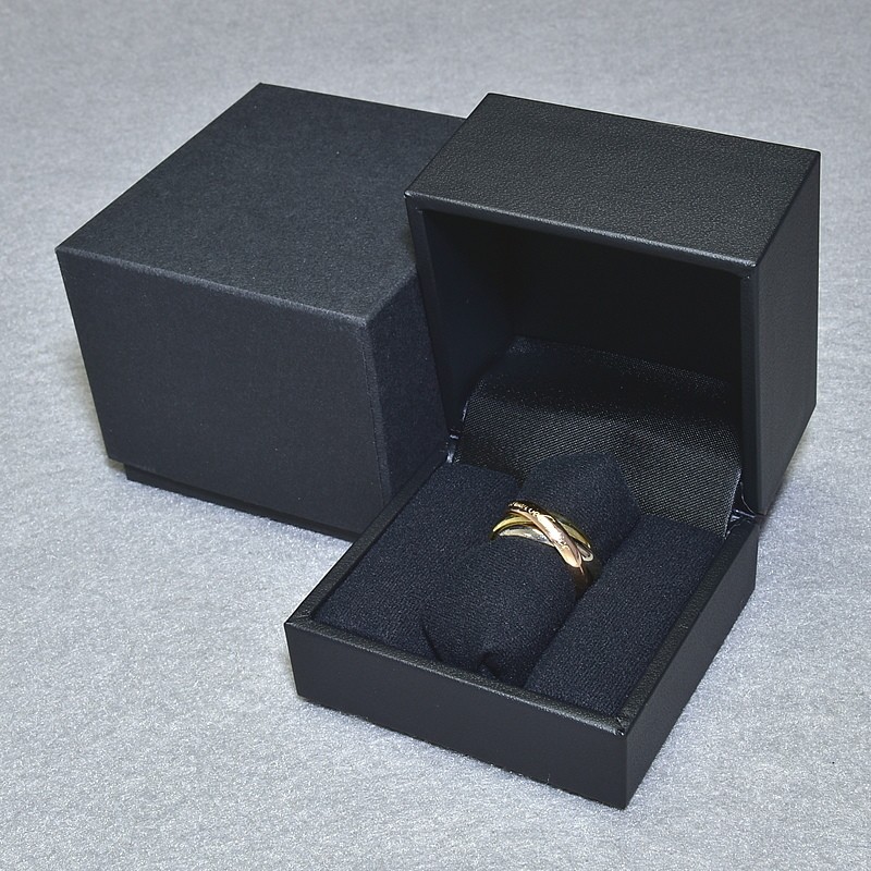 Cartier Trinity Ring #53 US6-6.25 K18WG K18YG K18PG 7.9g 491377