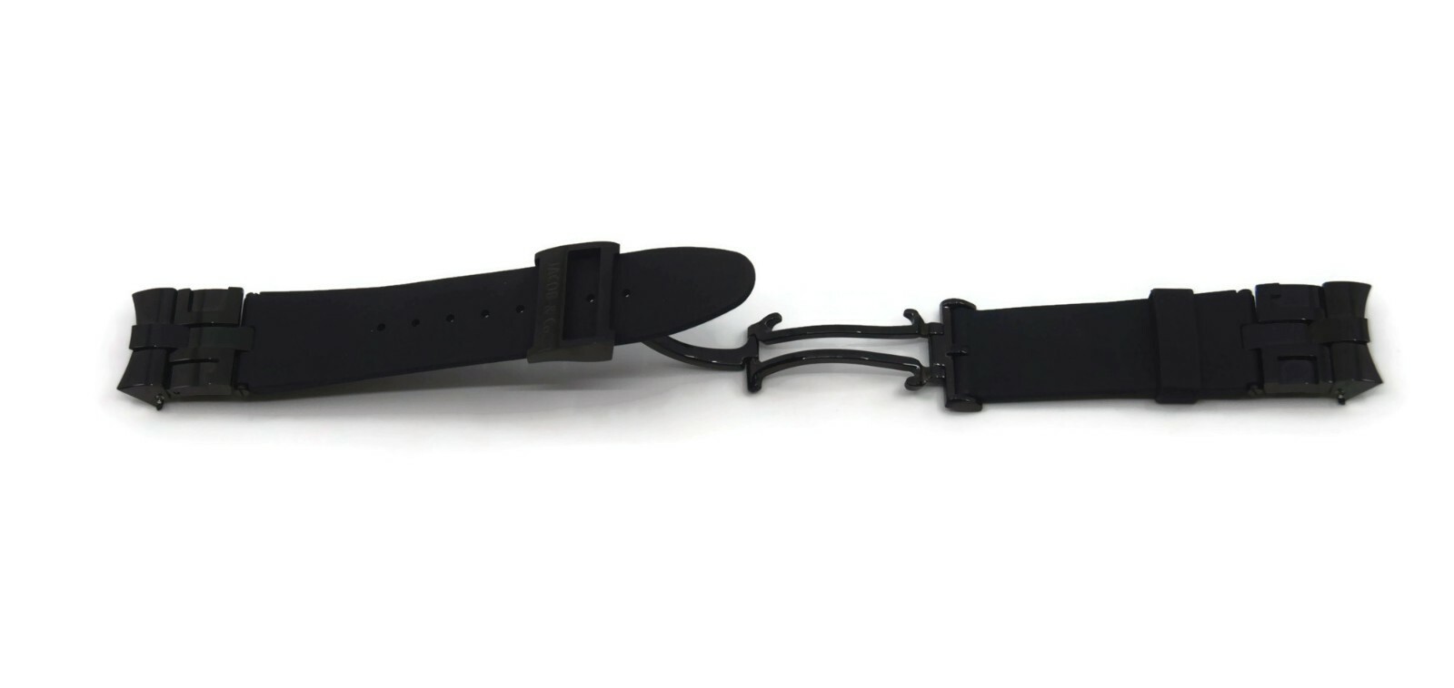 Jacob & Co OEM Black Rubber Strap 22mm