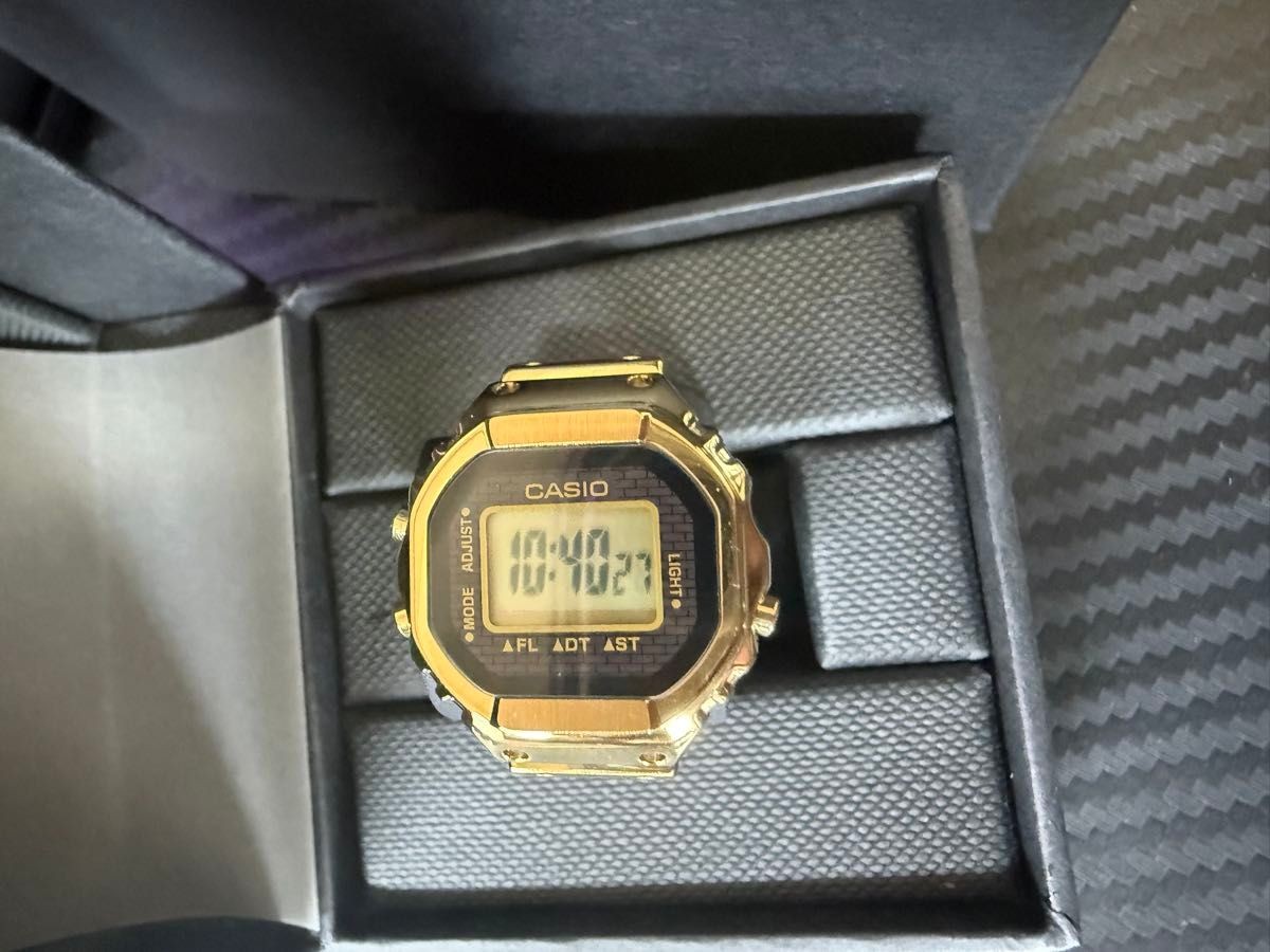 CASIO CRW 001G 9JR Ring Watch Gold