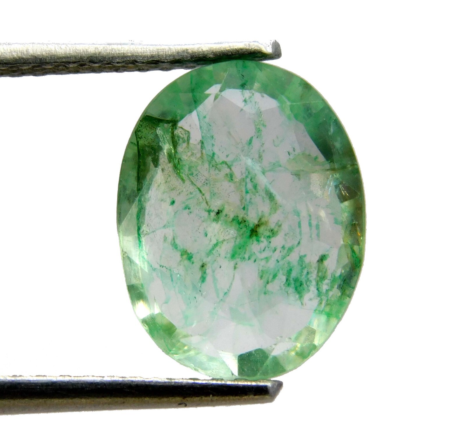 2.95 Ct Natural Green Emerald – Certified Untreated Zambian Loose Oval Gemstone