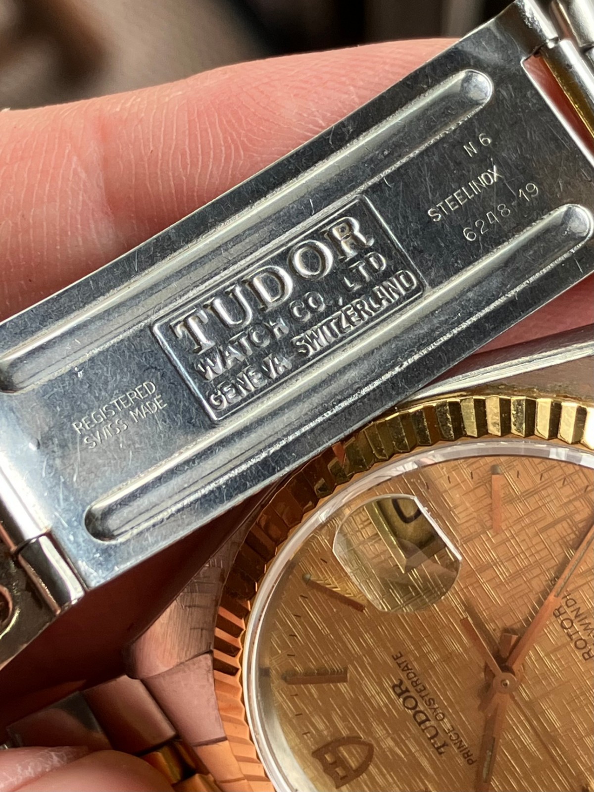 Tudor 74033 Stainless Steel 2824-2 Automatic Movement Watch