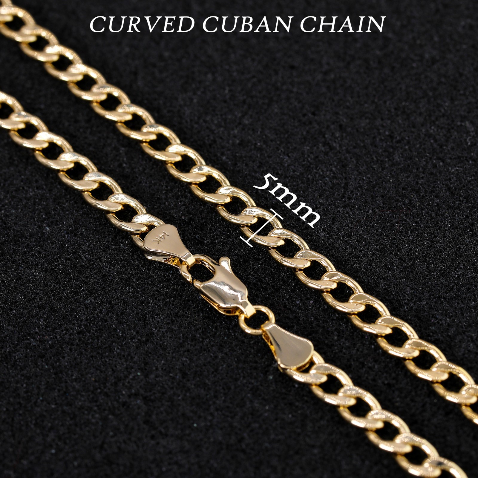 Flower Virgin Mary Charm Pendant 14k Gold Plated Brass 20″ Cuban Choker Chain
