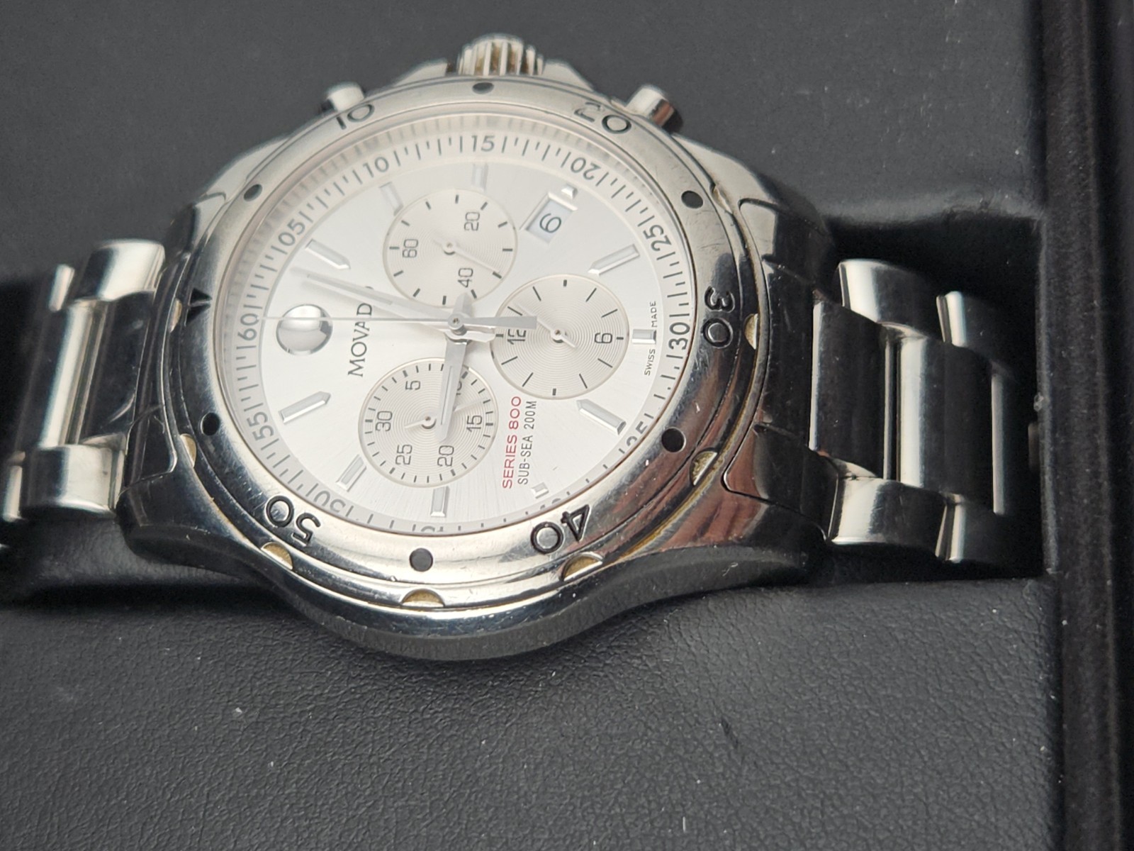 Movado SERIES 800 SUB SEA WATCH! PREOWNED 14114 1060 Chronograph!