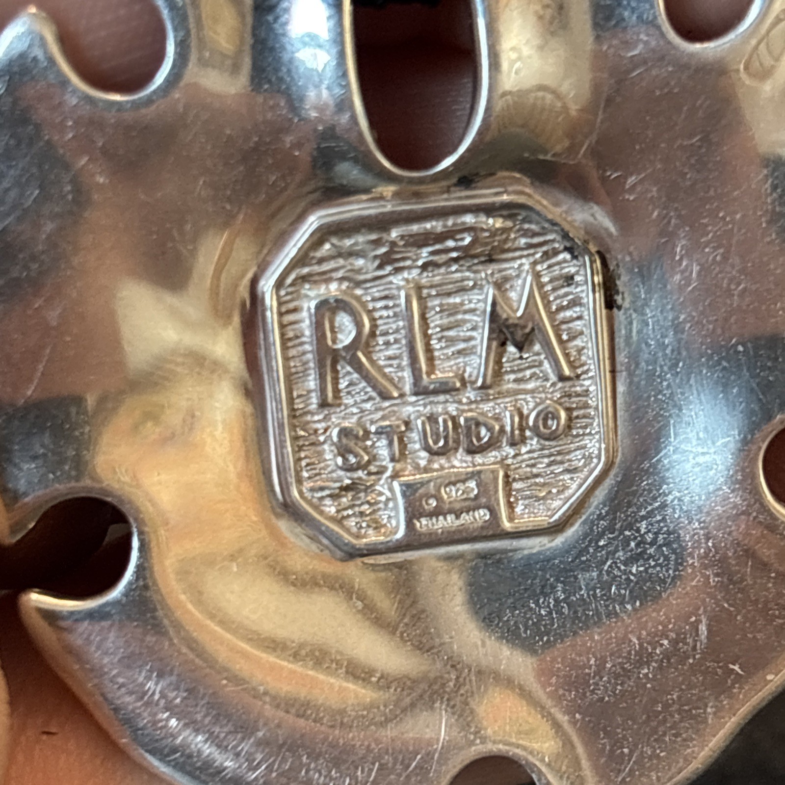 RLM Studio Robert Lee Morris Vintage sterling silver 925 Abstract Big Pendant G