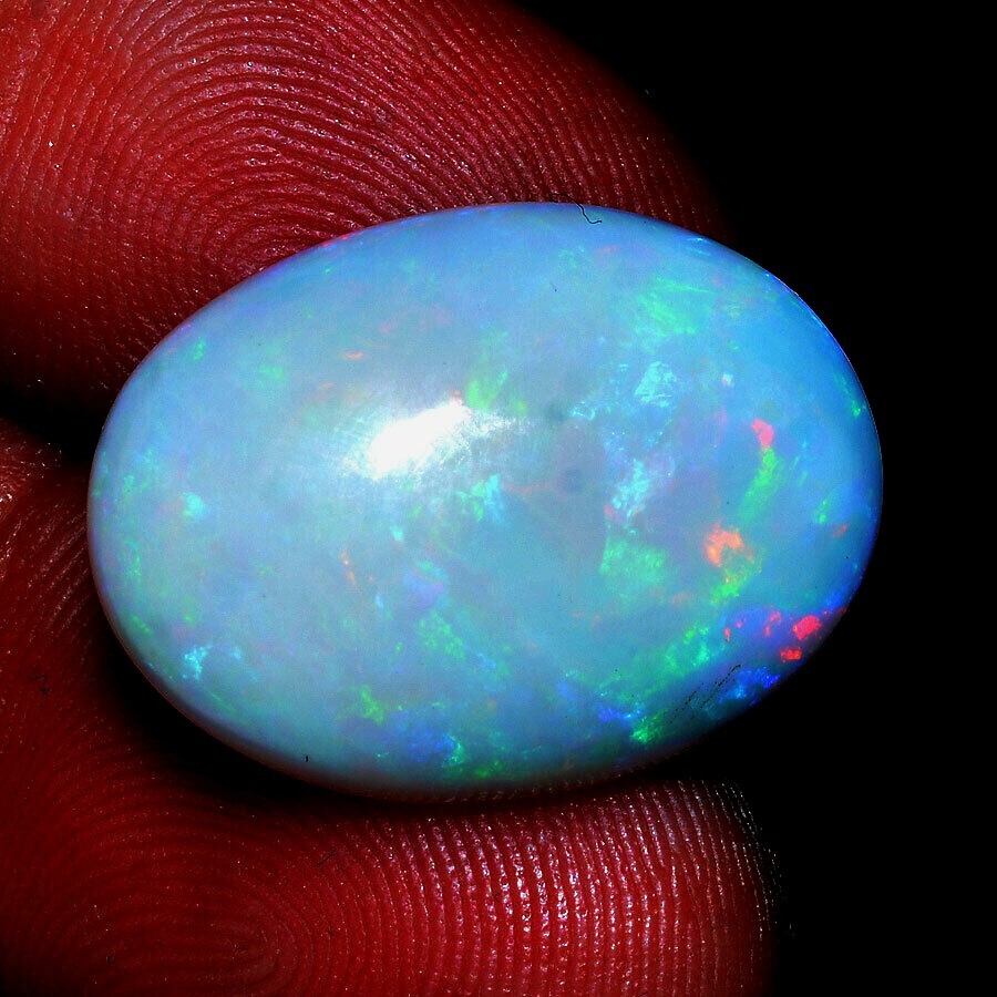11.93 Cts Natural Ethiopian Opal Play of Colors Finest Quality GTL CERTIFIED Gem
