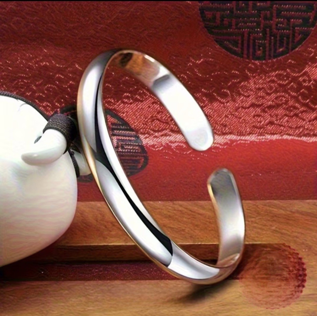 .999 pure silver cuff bracelet