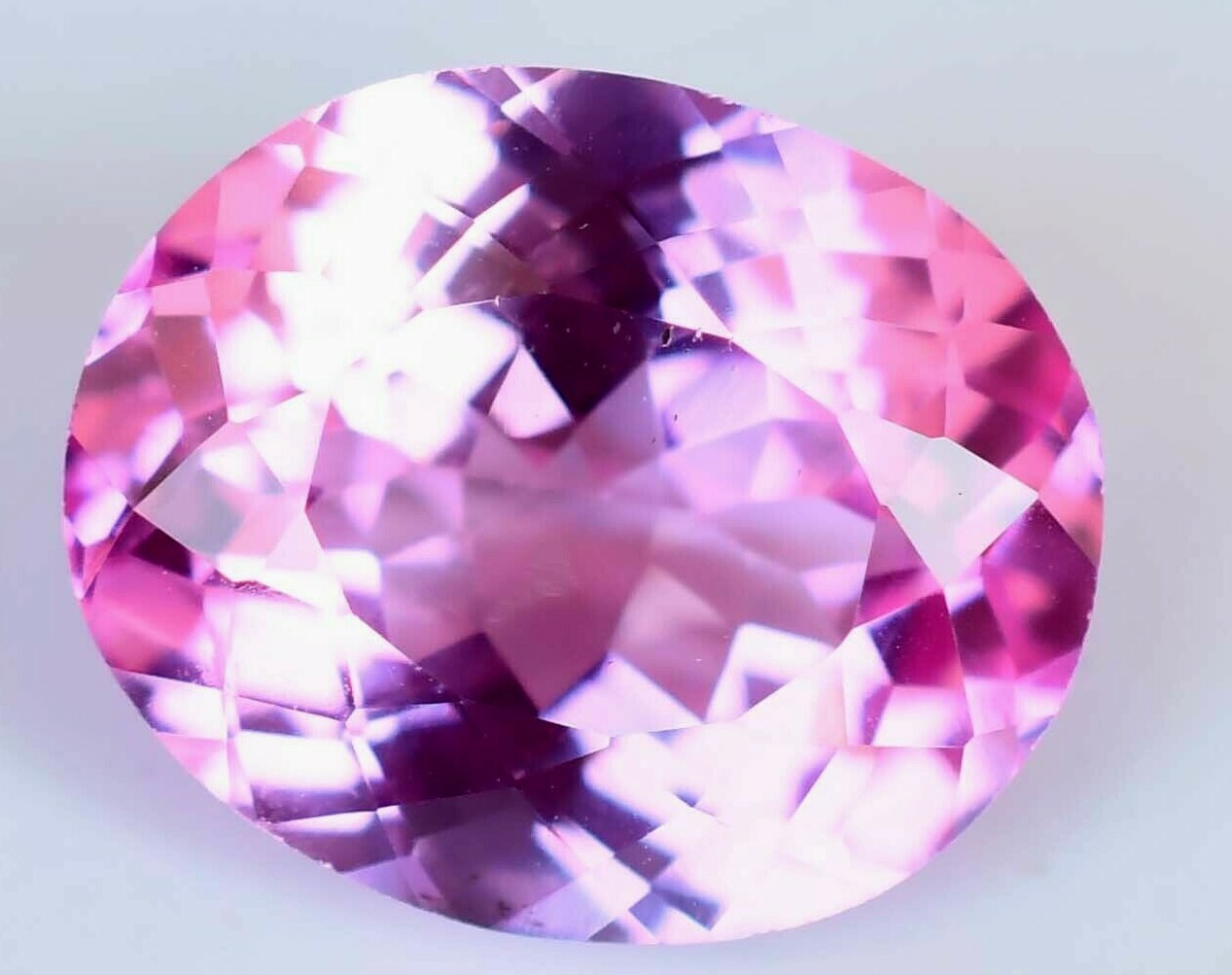 6.55 Ct Natural Pink Sapphire CERTIFIED Sparkling AAA+ Quality Treated Gemstone
