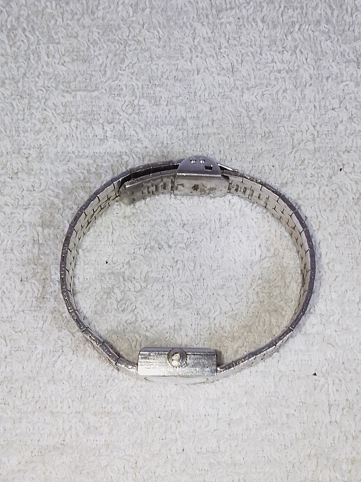 Vintage Imado Ladies Watch 17 Jewels Incabloc Silver Tone Bracelet Untested
