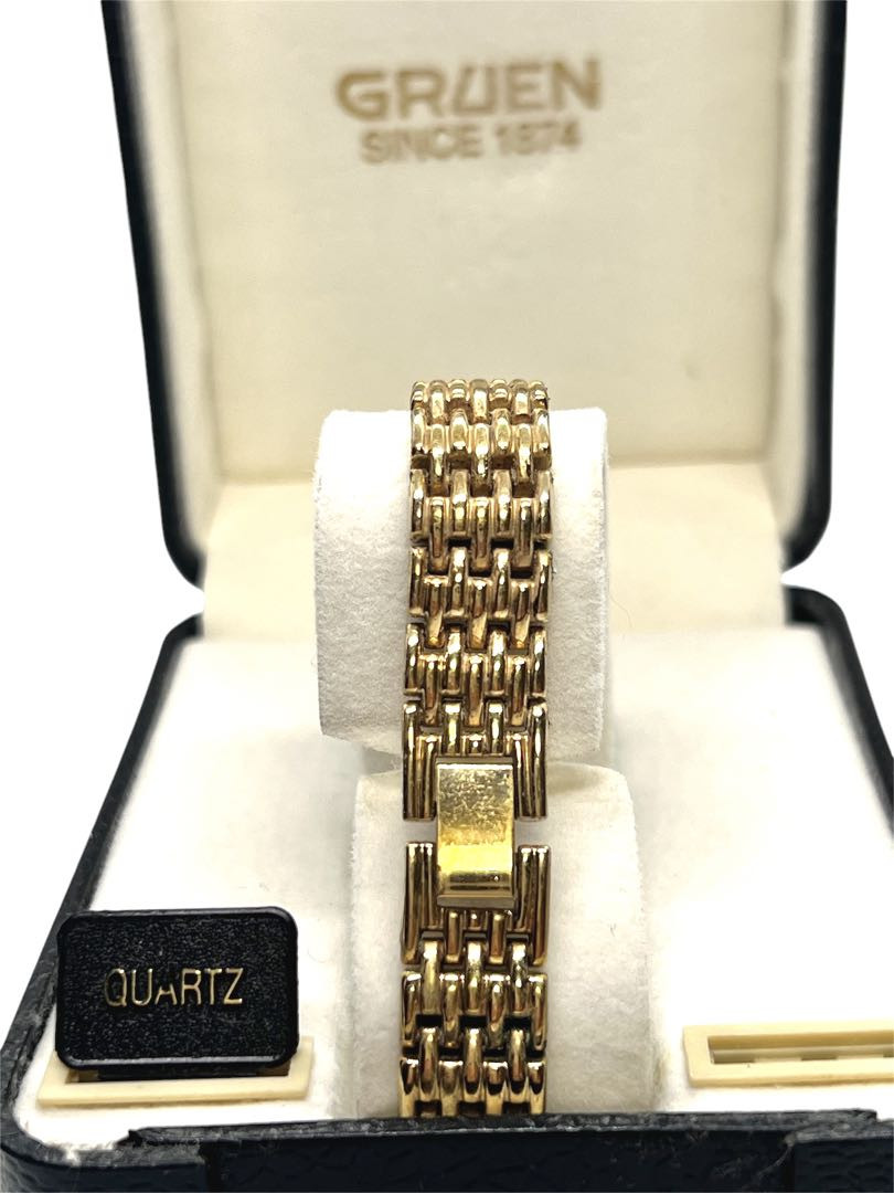 Gruen Analog Quartz Women Ladies Antique Watch Vintage 706429447