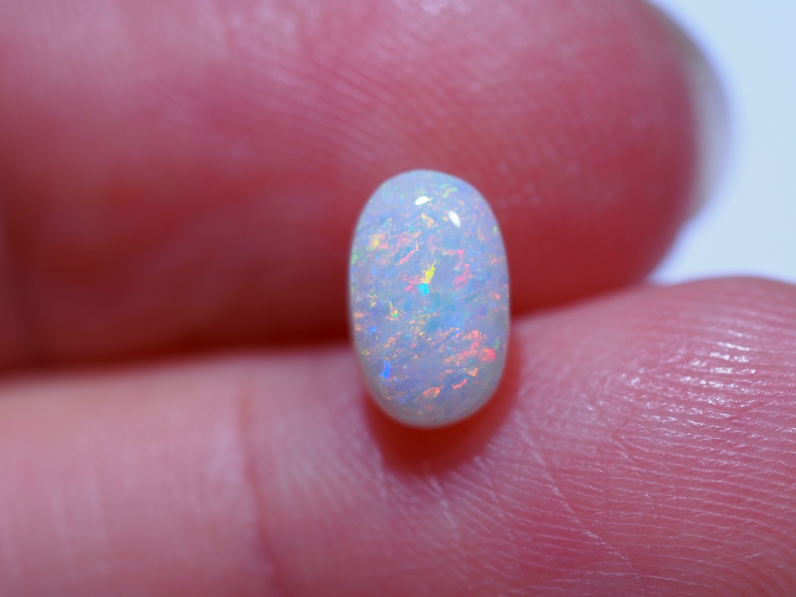 1.1ct White Opal from Lightning Ridge | Natural Australian Opal Gem