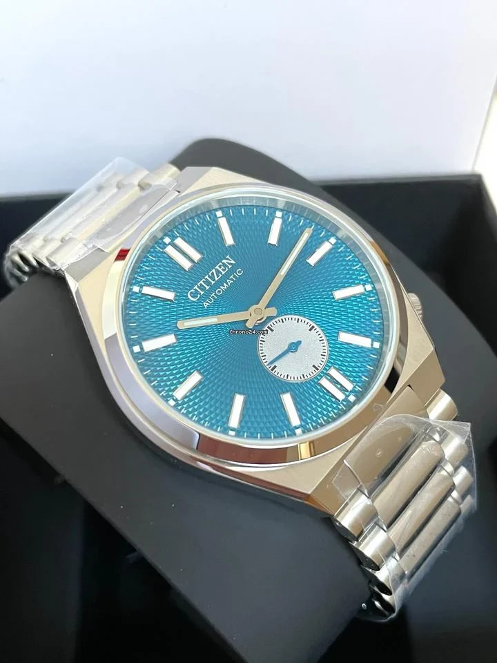 Citizen Tsuyosa NK501051L Mens Stainless Steel Blue Analog Dial Wristwatch 40mm