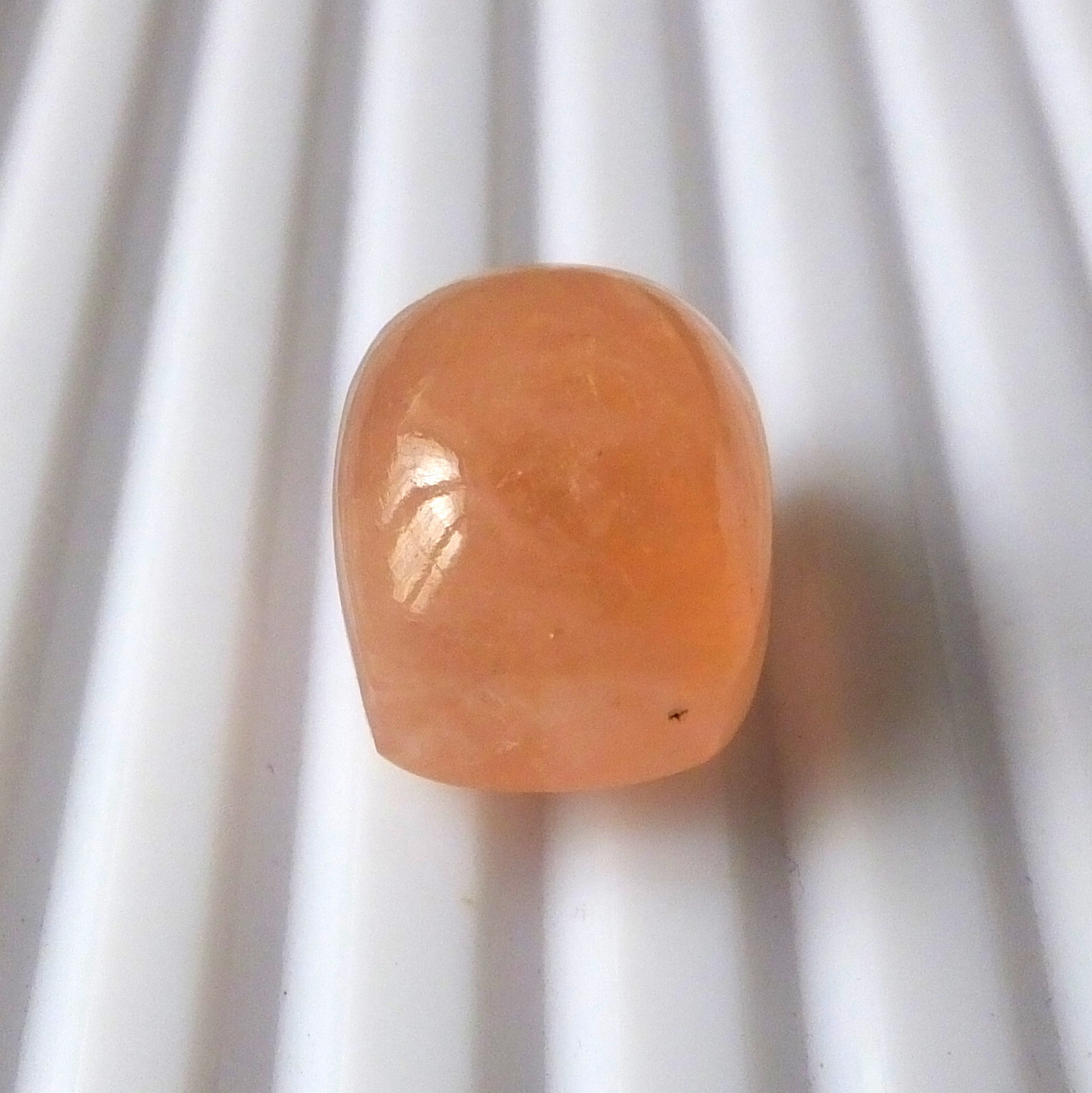 28.00 Carat Natural Peach Morganite Cabochon Cushion Cut Loose Gemstone 18X14 mm