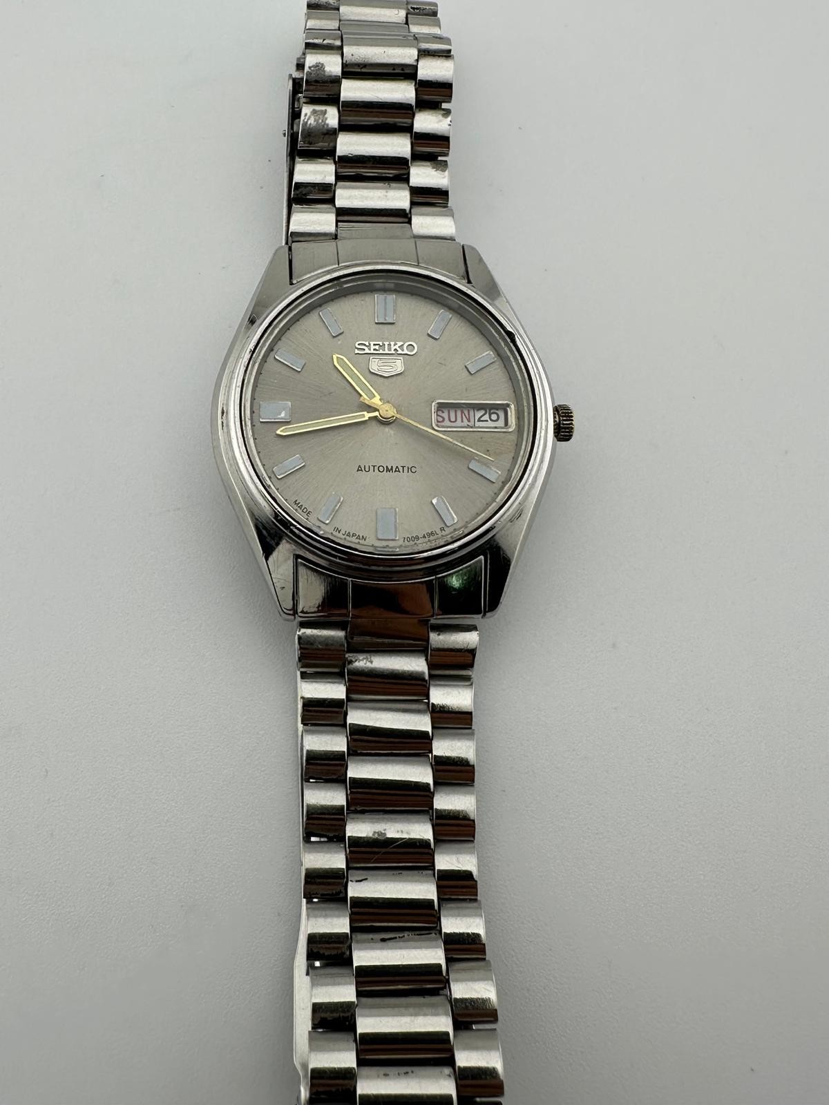 Vintage Seiko 5 Automatic Authentic Japan Made Men’s Wrist Watch