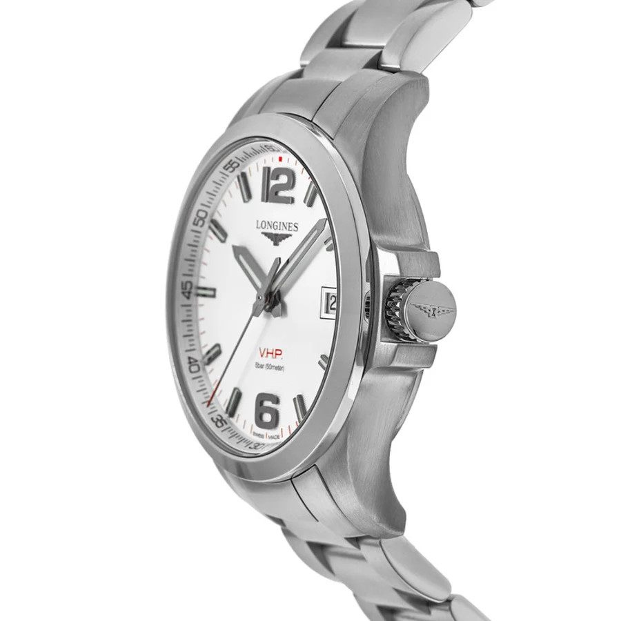 New Longines Conquest V.H.P. Stainless Steel Silver Men’s Watch L3.716.4.76.6
