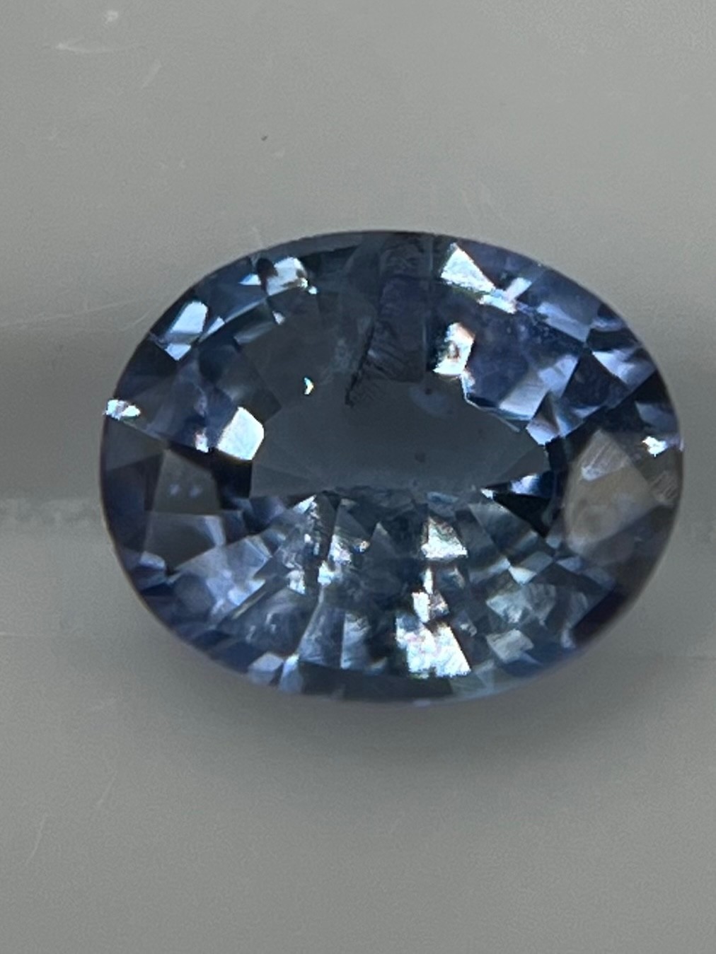 Natural Blue Sapphire 0.65 ct Oval Cut Loose Gemstone 5.67 x 4.60 BLS85