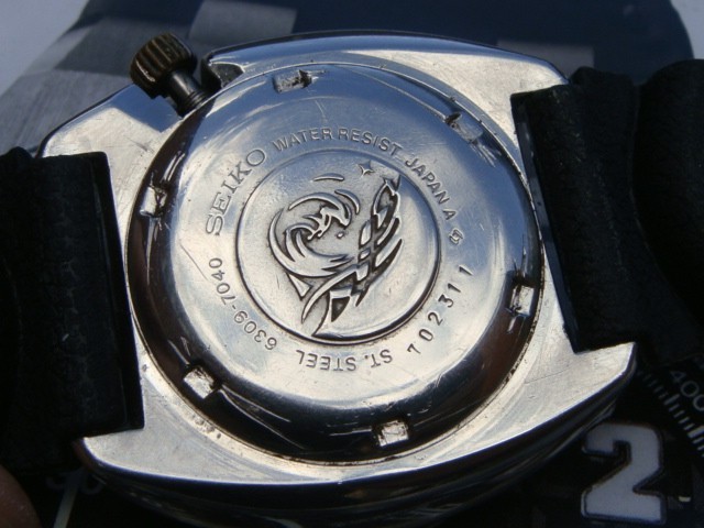 Seiko automatic 17j Willard Diver 6309‑7040 October 1977 M.I Japan Resist dial