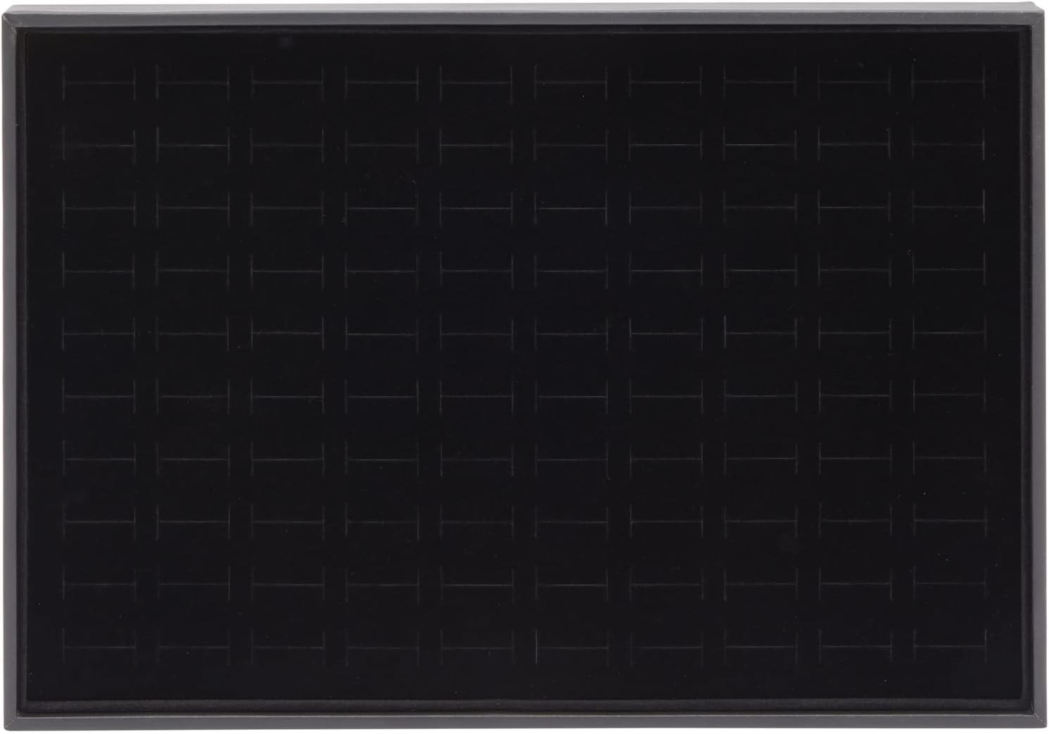 Juvale 2 Pack Ring Display Tray Velvet, 100 Slot Foam Jewelry Organizer