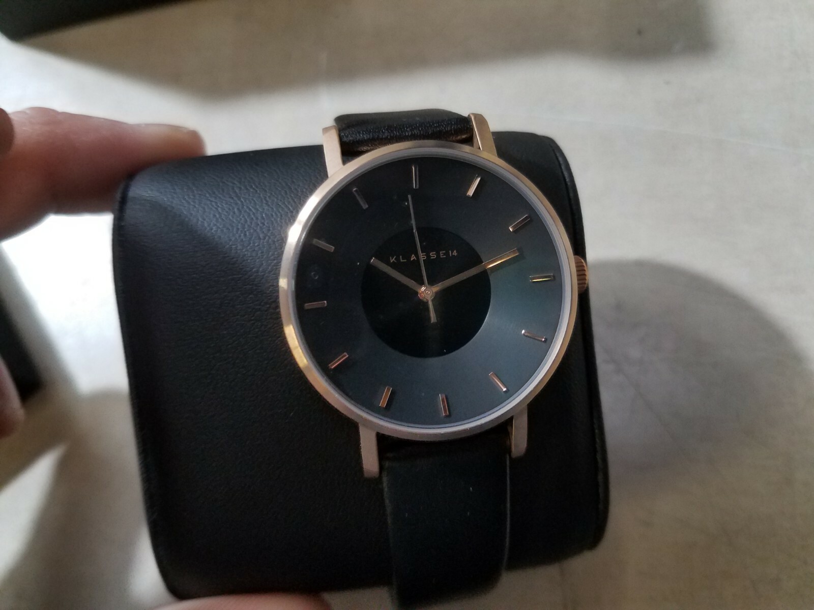 Klasse14 Watch VOLARE DARK ROSE/BLACK LEATHER 36MM vo16rg005w
