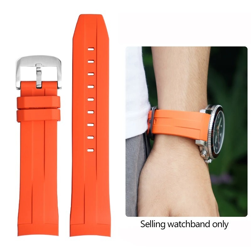 NEW 22mm Rubber Strap replacement For TISSOT SEASTAR 1853 T120 T120.417
