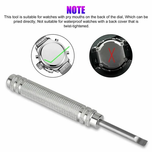 Watch Back Case Cover Opener Repair Kit Tool Battery Remover Wrench Adjustable