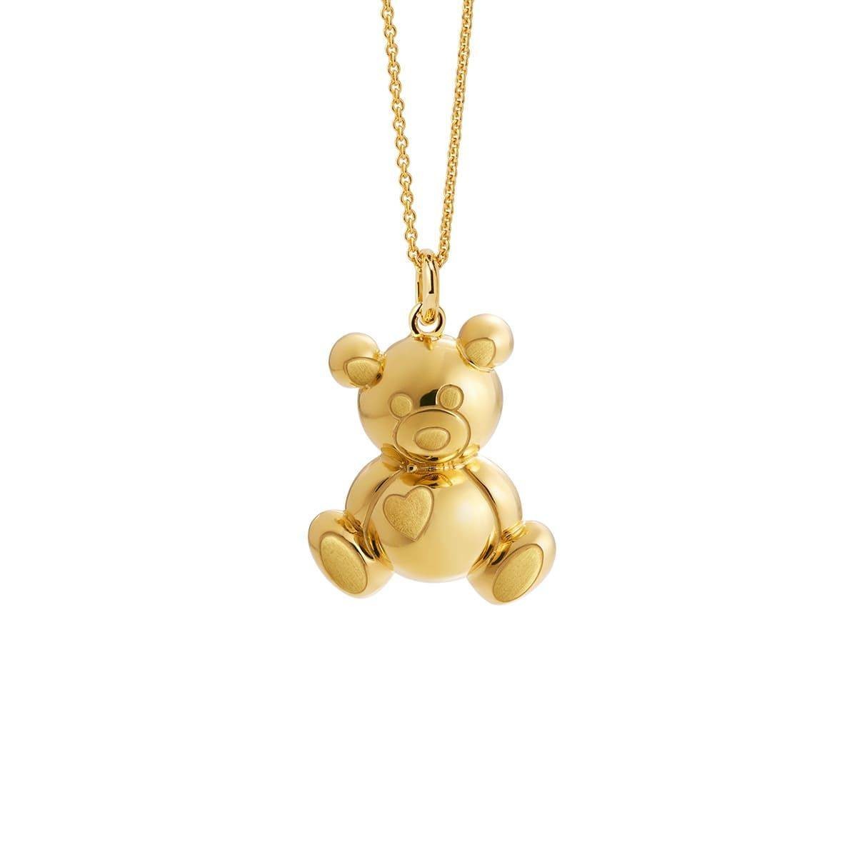 leBebè Suonamore gli Bears Gold Necklace SNM091 Call Angel Silver