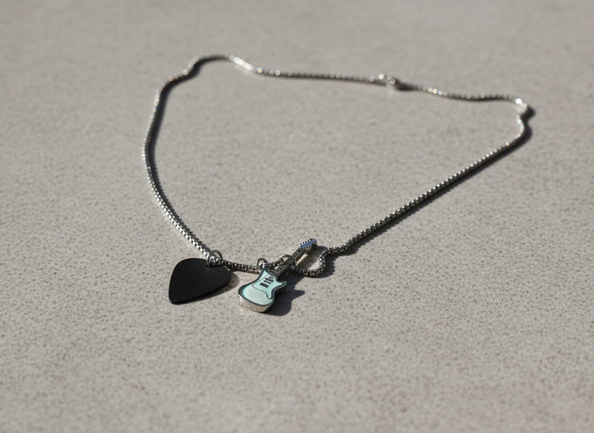 Guitar Pick Necklace for Men and Women – Music-Inspired Jewelry