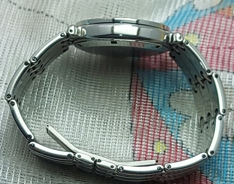 Pequignet Watch U.A.E Gifted Dial All Steel Mens Quartz 37mm Sapphire Crys Swiss