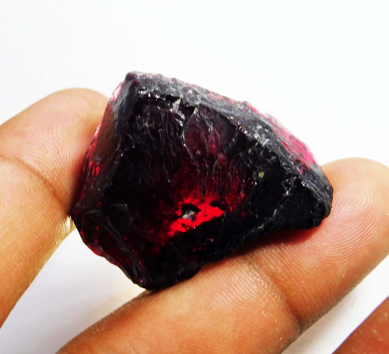 Natural 101.60 Ct Beautiful AAA+ Fine Red Garnet facet Rough.